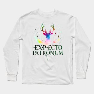 Harry Potter Tribute - Expecto Patronum - HP - Books & Cleverness - Hary Poter Potter Harry Wizard tribute Long Sleeve T-Shirt